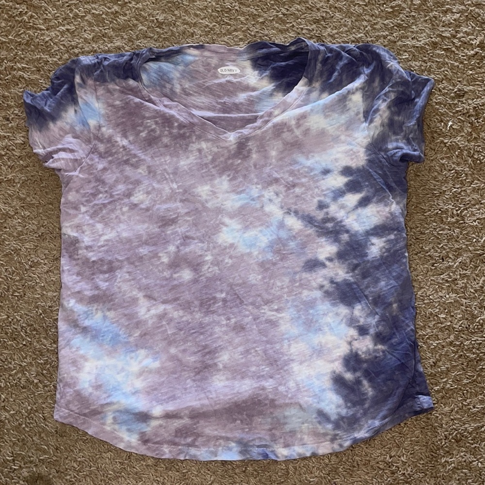 Purple Tie Dye T Shirt